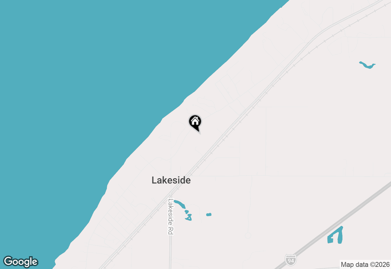 Map of 14657 Lakeshore Road, Lakeside, MI 49116
