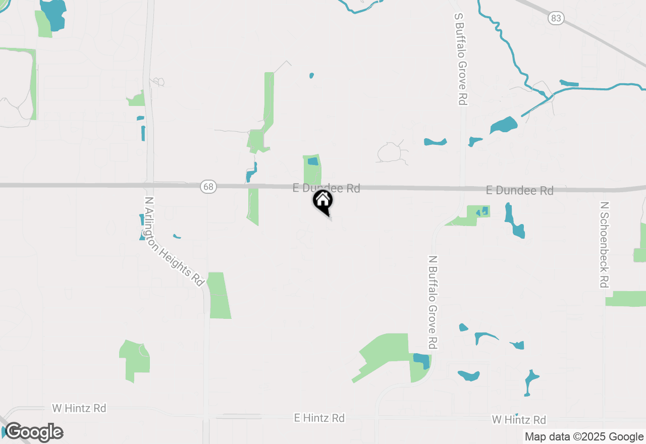 Map of 534 Park View Terrace #534, Buffalo Grove, IL 60089