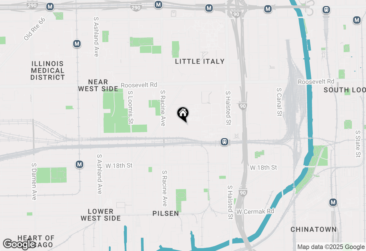 Map of 1069 W 14th Place #123, Chicago, IL 60608