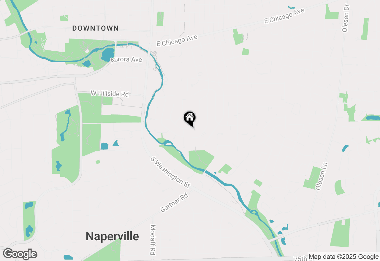 Map of 805 S Loomis Street, Naperville, IL 60540