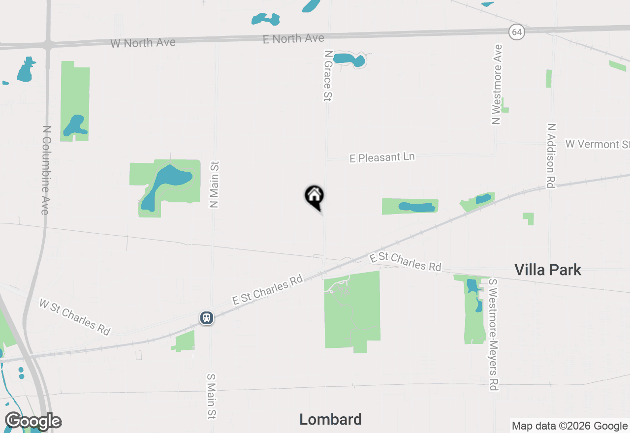 Map of 245 N Lombard Avenue, Lombard, IL 60148