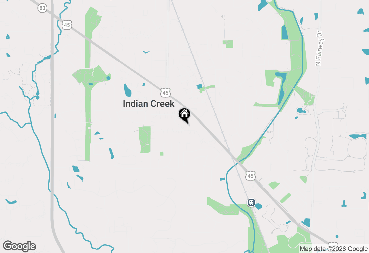 Map of 33 Circle Drive, Indian Creek, IL 60061