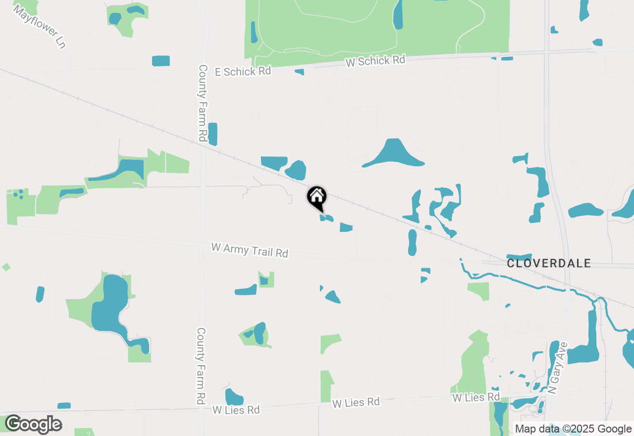 Map of 3875 Windjammer Lane, Hanover Park, IL 60133