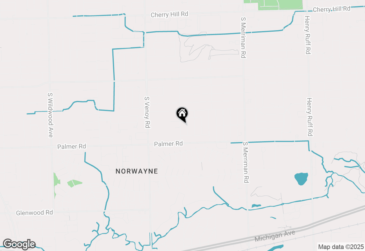 Map of 1523 S Hubbard Street, Westland, MI 48186