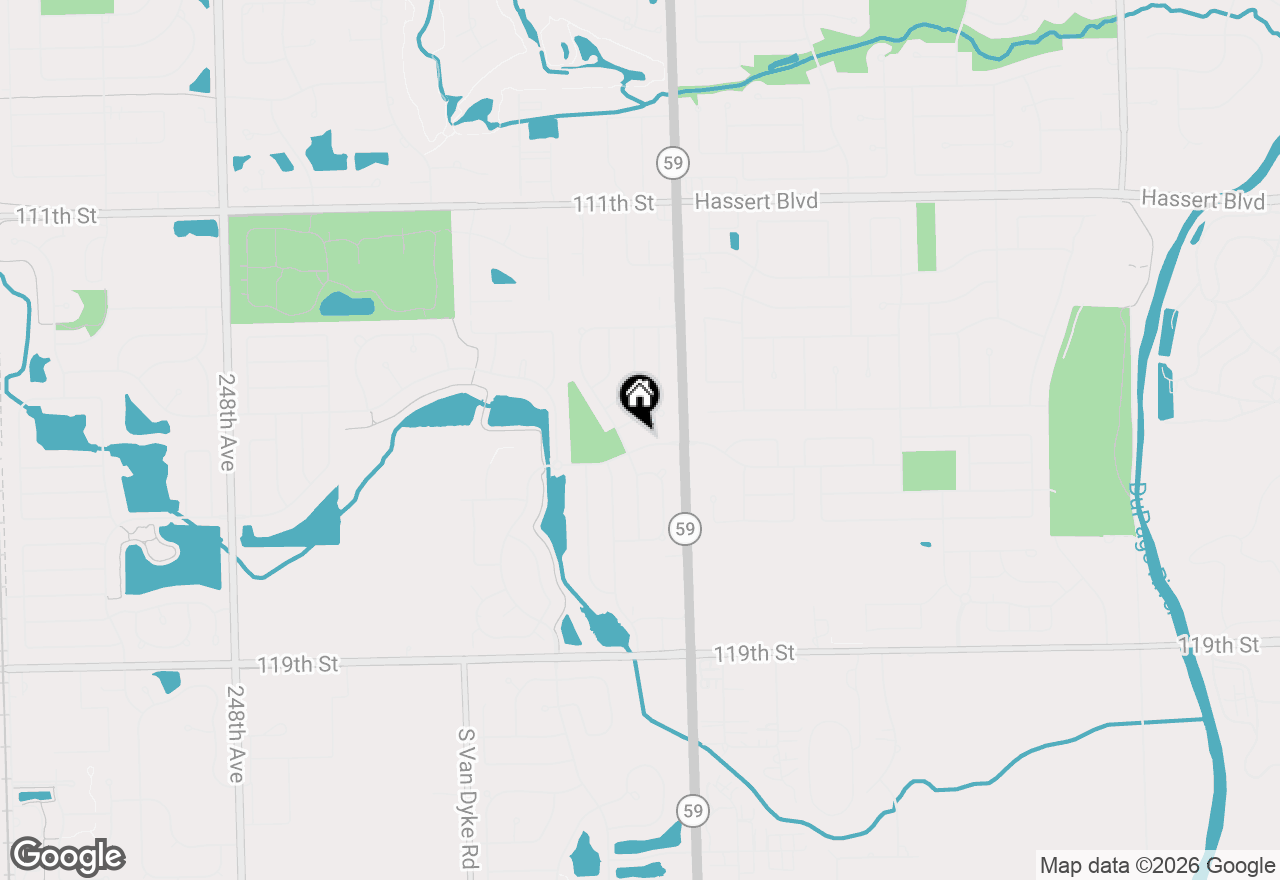 Map of 24050 W Champion Drive, Plainfield, IL 60585