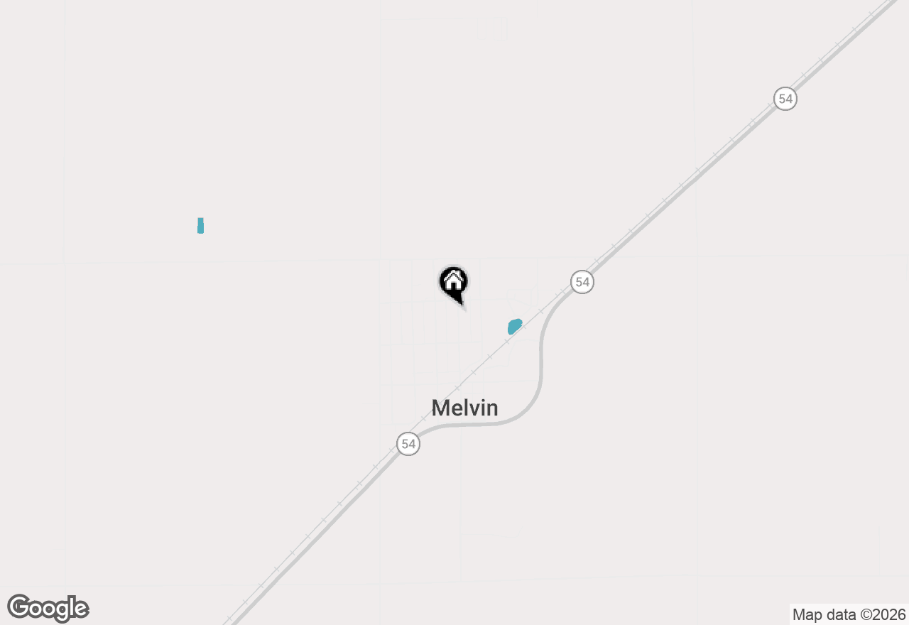 Map of 221 N Crossley Street, Melvin, IL 60952