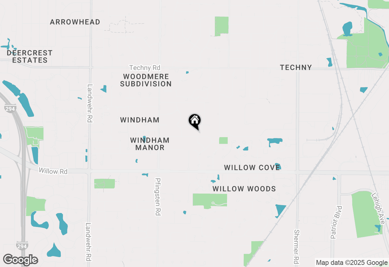 Map of 2598 Kingston Drive, Northbrook, IL 60062