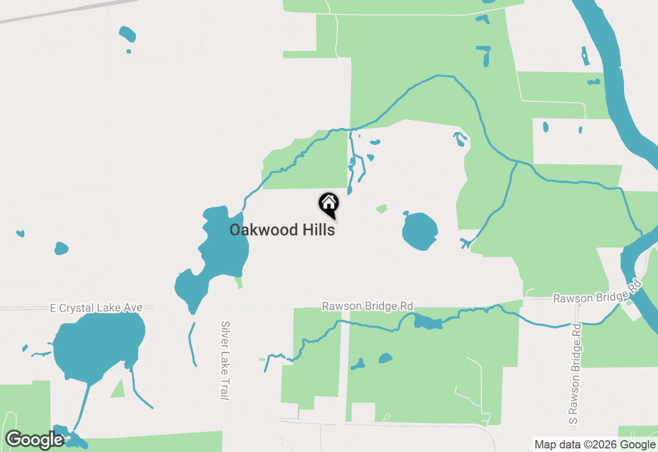 Map of 203 Valley Drive, Oakwood Hills, IL 60013