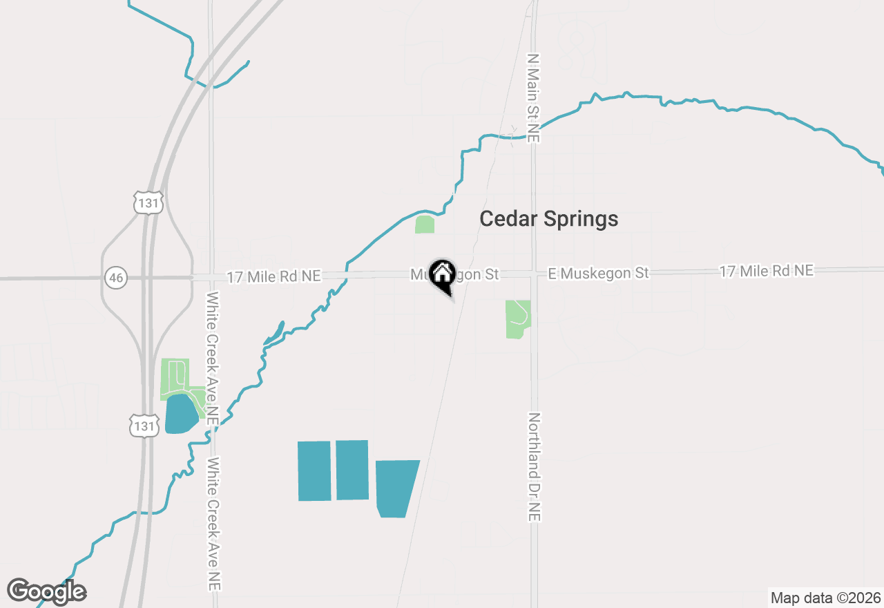 Map of 226 Cedar Street Ne, Cedar Springs, MI 49319