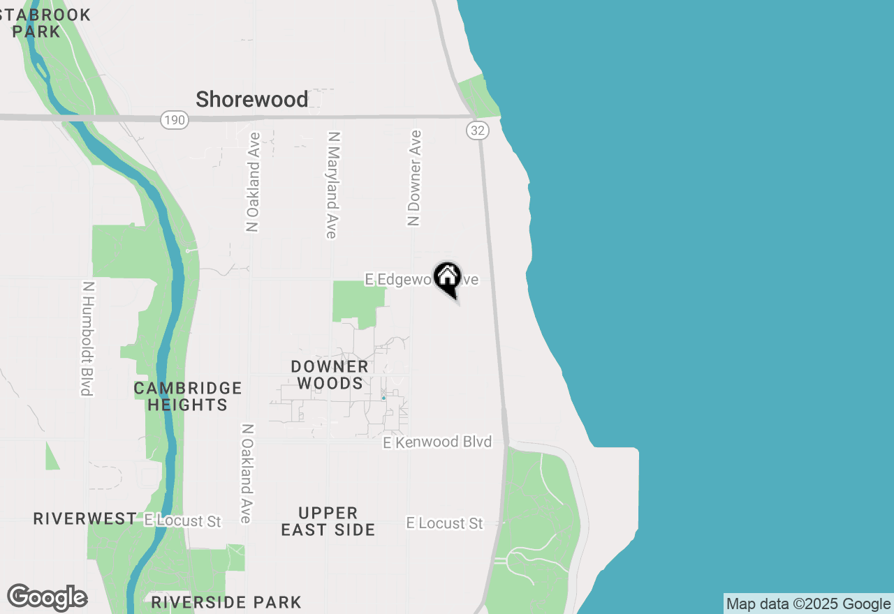 Map of 3453 N Summit Ave, Milwaukee, WI 53211