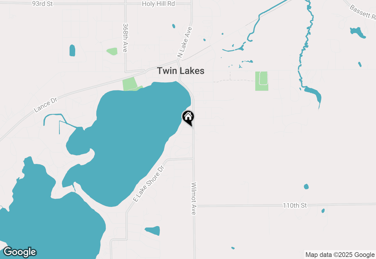 Map of 515 Maple Hill Ter, Twin Lakes, WI 53181