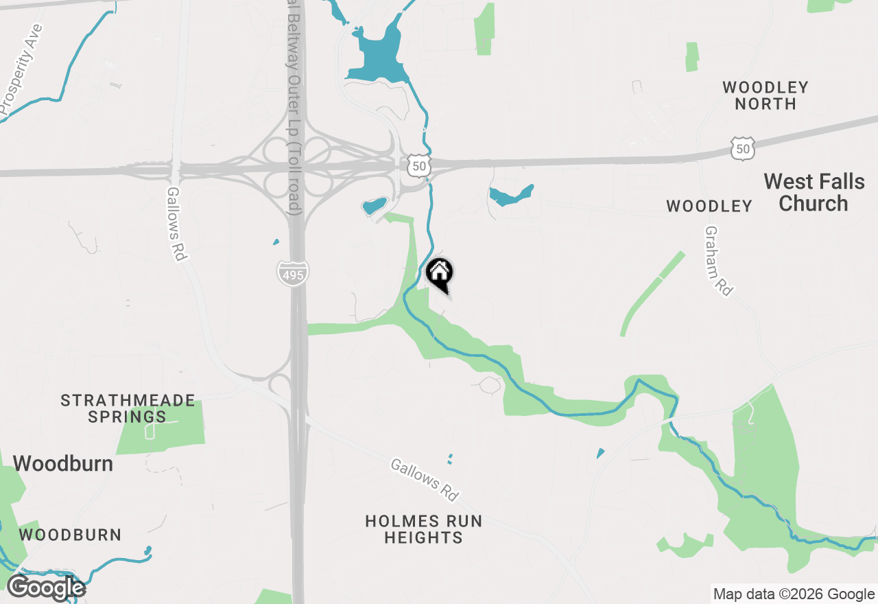 Map of 7724 Camp Alger Avenue, Falls Church, VA 22042