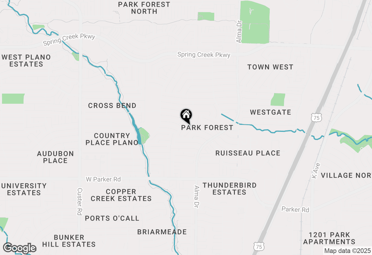 Map of 3721 Mckinley Drive, Plano, TX 75023
