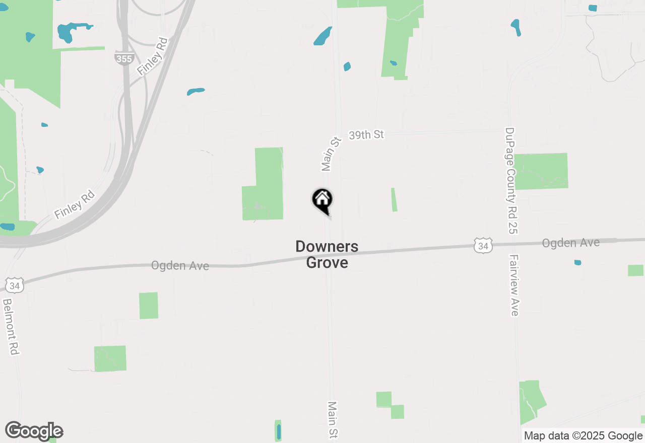 Map of 4200 Main Street, Downers Grove, IL 60515