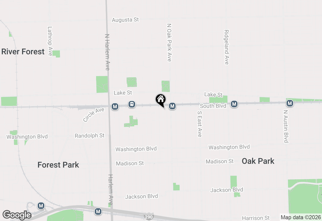 Map of 109 S Grove Avenue #1N, Oak Park, IL 60302