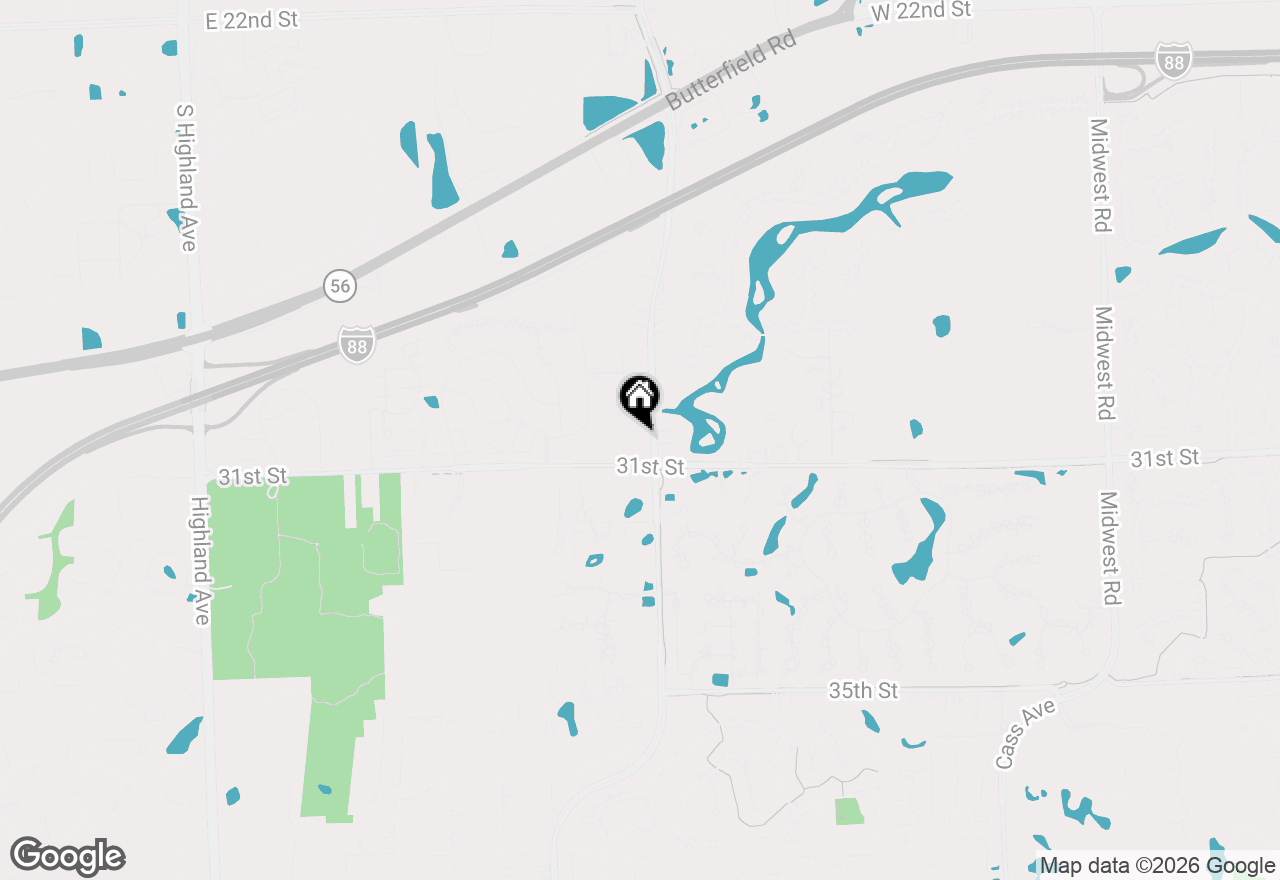 Map of 3010 Meyers Road, Oak Brook, IL 60523