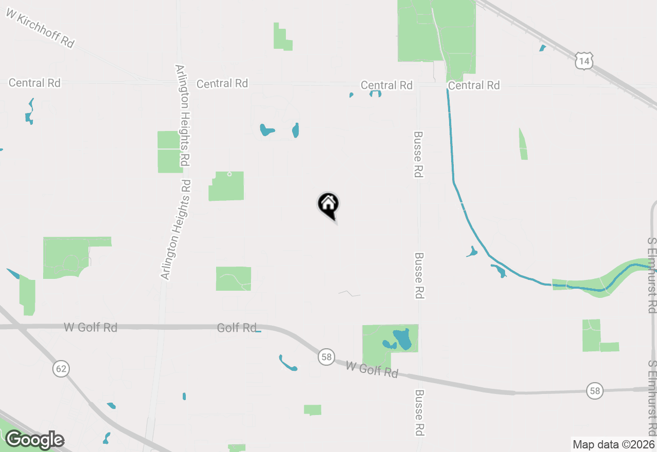 Map of 413 S Carol Lane, Mount Prospect, IL 60056