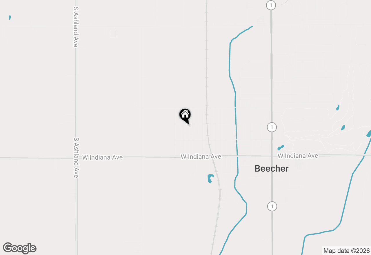 Map of 639 Dunbar Street, Beecher, IL 60401