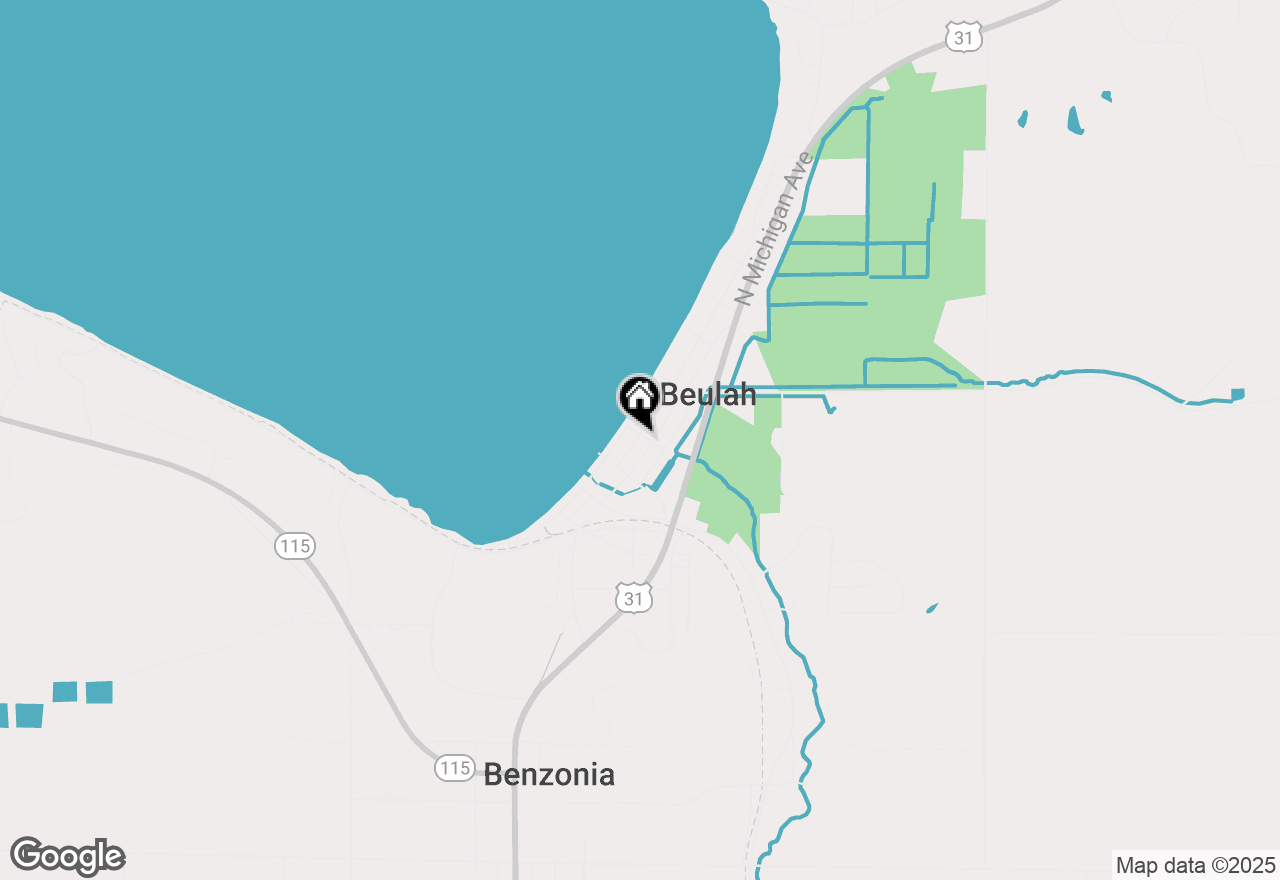 Map of 87 S Center Street, Beulah, MI 49617