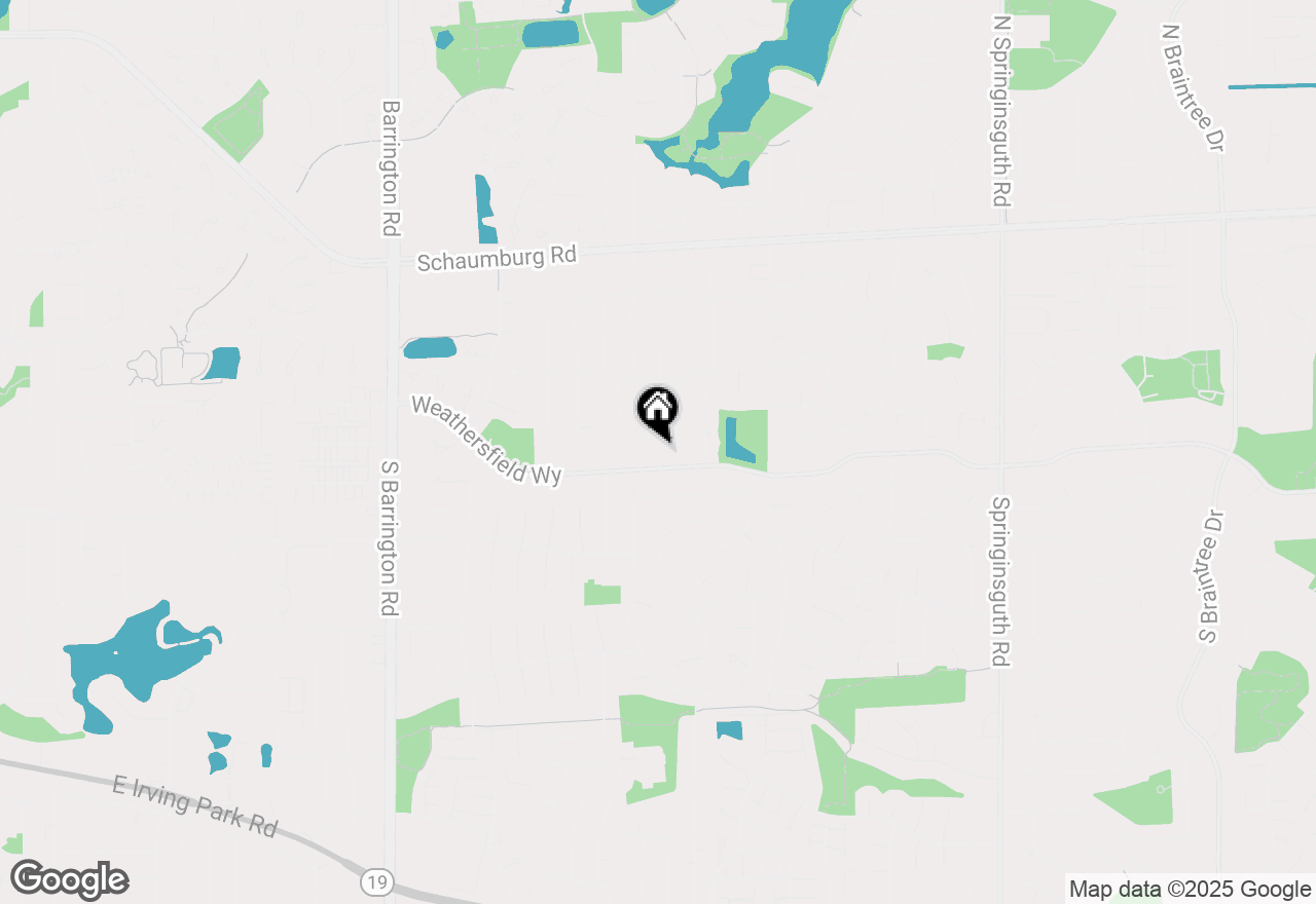 Map of 317 Natwick Lane, Schaumburg, IL 60193