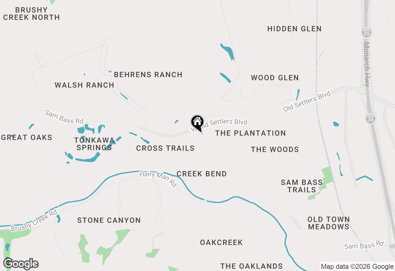 Map of 3066 Bent Tree Loop, Round Rock, TX 78681