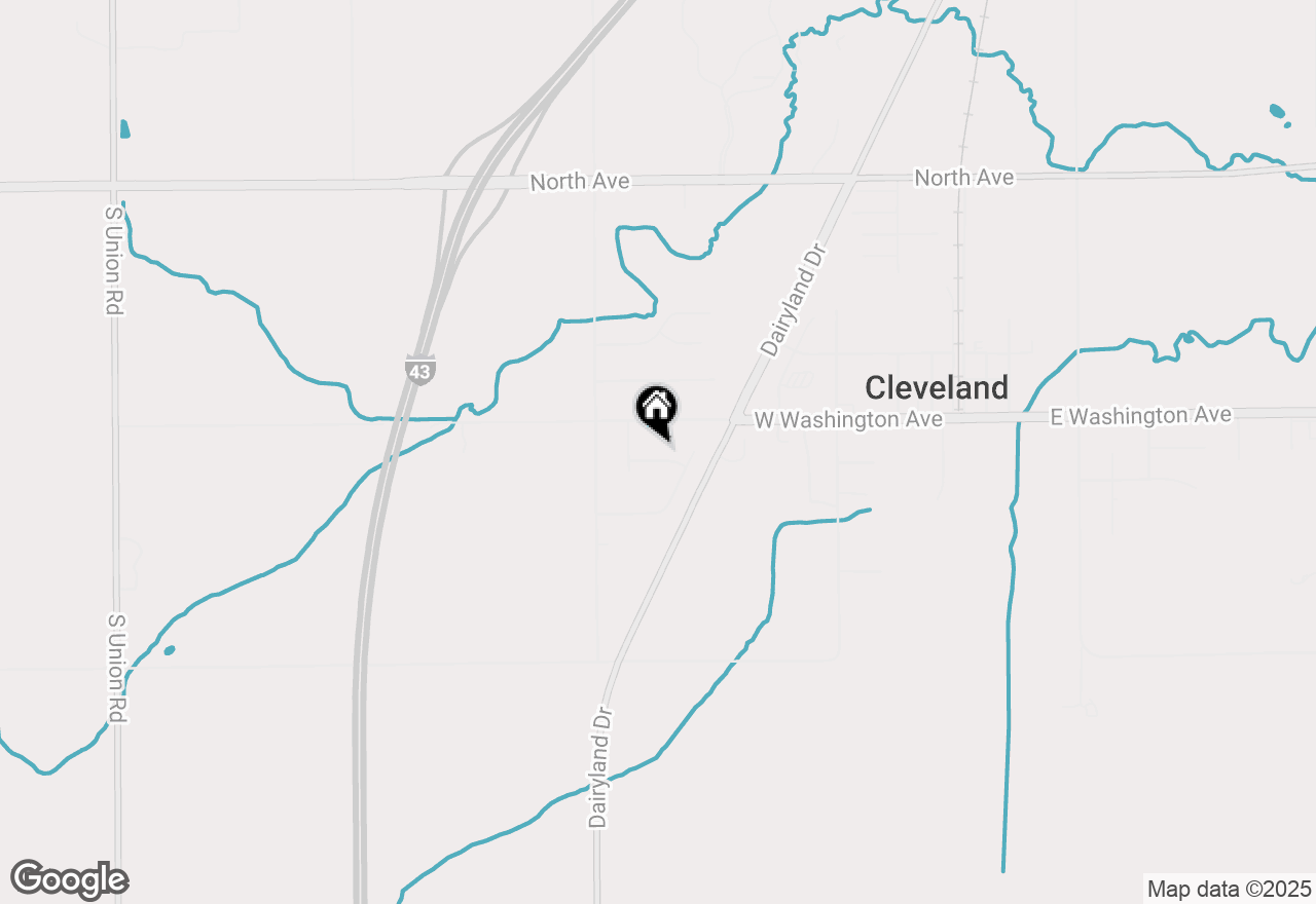 Map of 1410 Webster Ln, Cleveland, WI 53015
