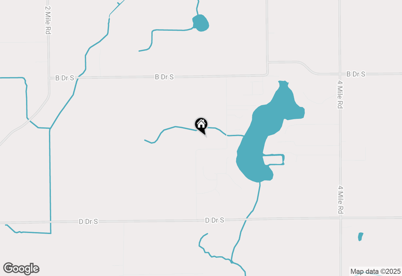 Map of 10425 3 Mile Road, East Leroy, MI 49051