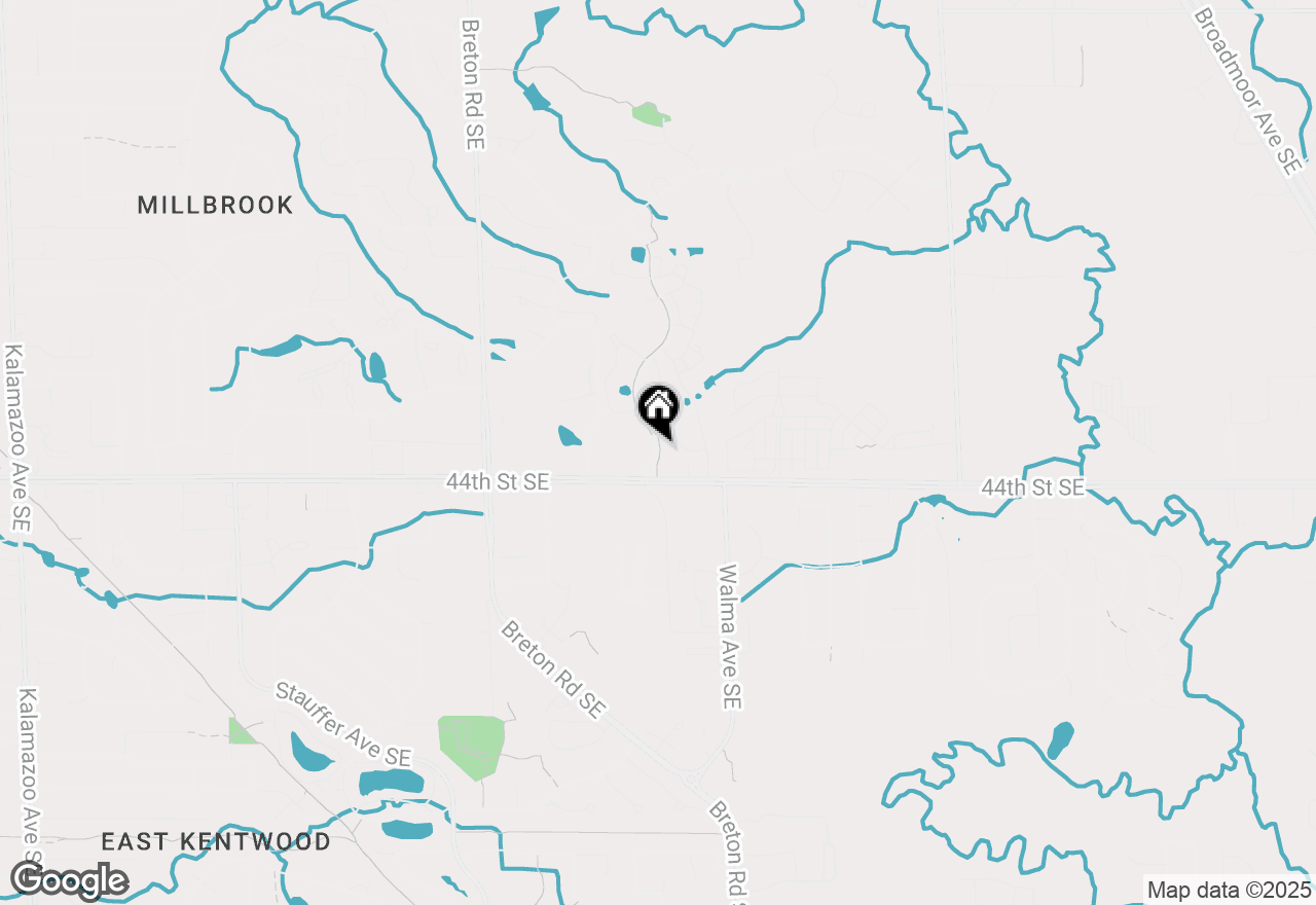 Map of 4340 Walnut Hills Drive Se, Kentwood, MI 49512