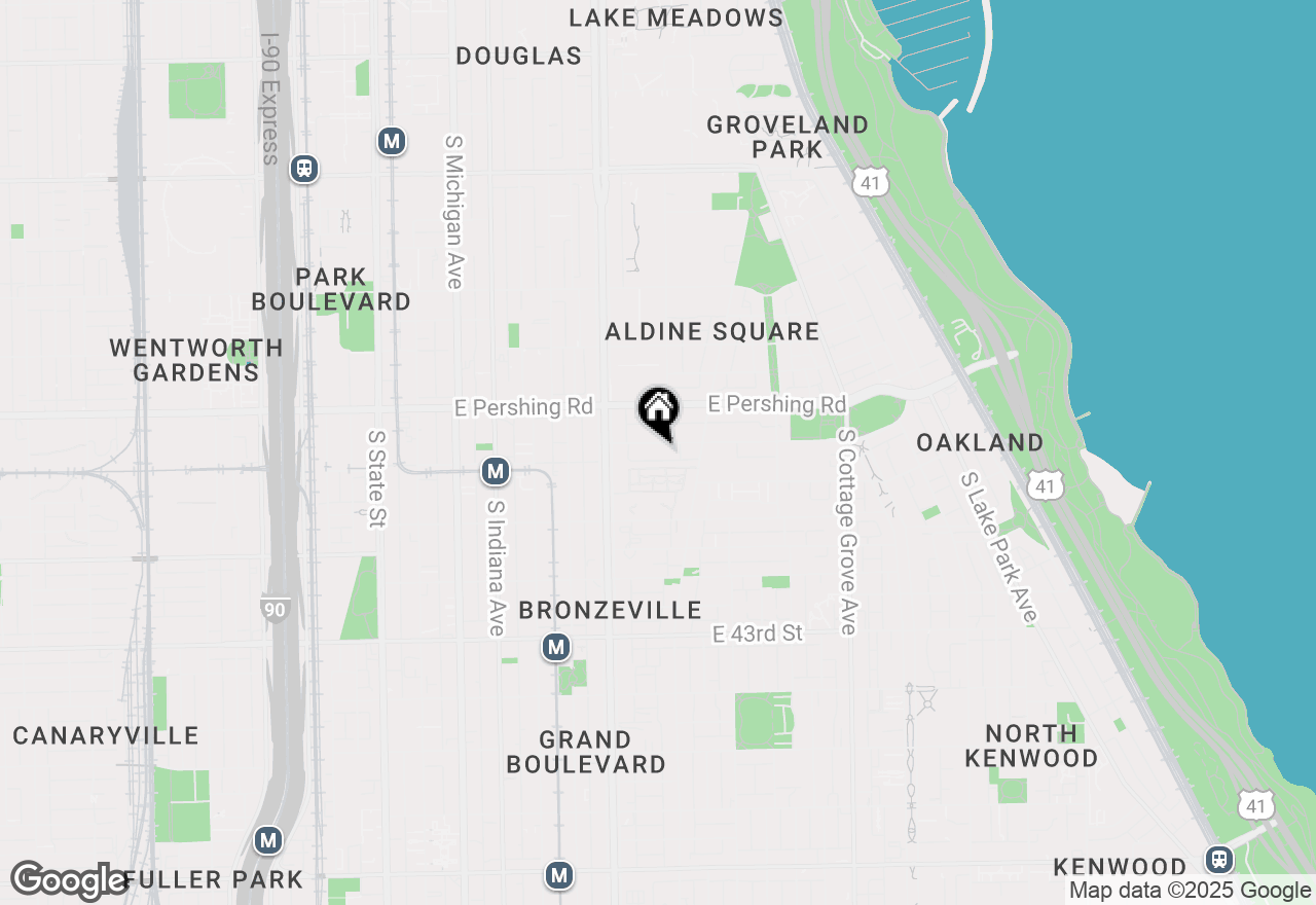 Map of 449 E Oakwood Boulevard #1, Chicago, IL 60653