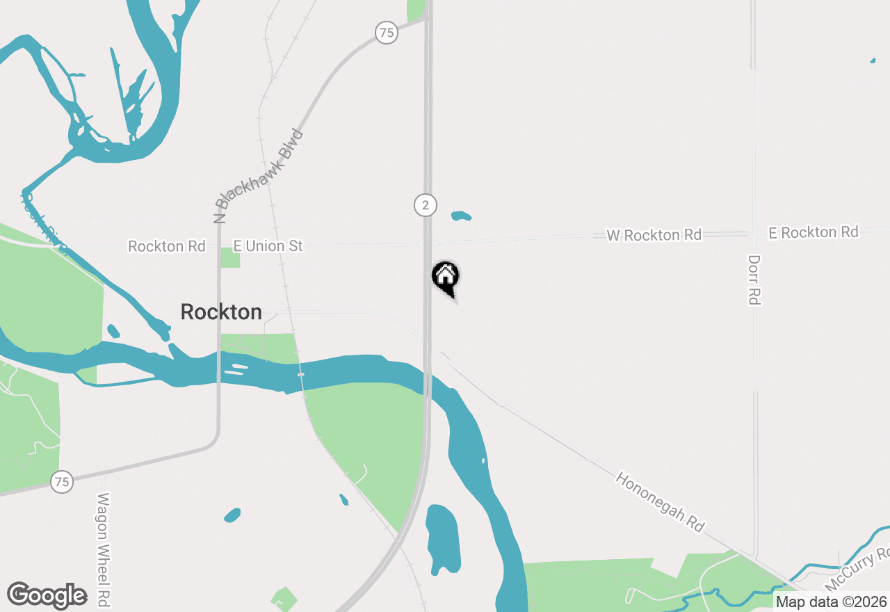 Map of 114 Bunn Drive, Rockton, IL 61072