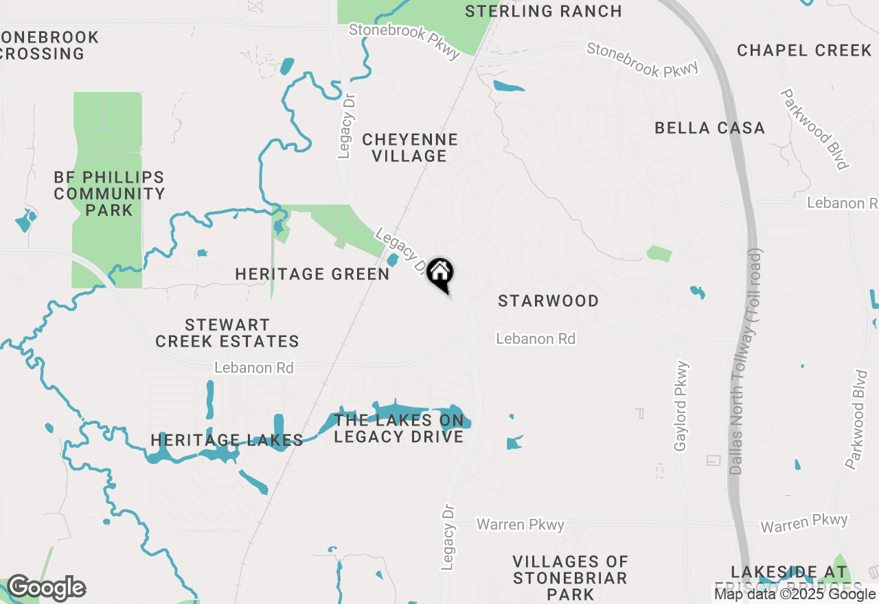 Map of 4726 Haverford Drive, Frisco, TX 75034