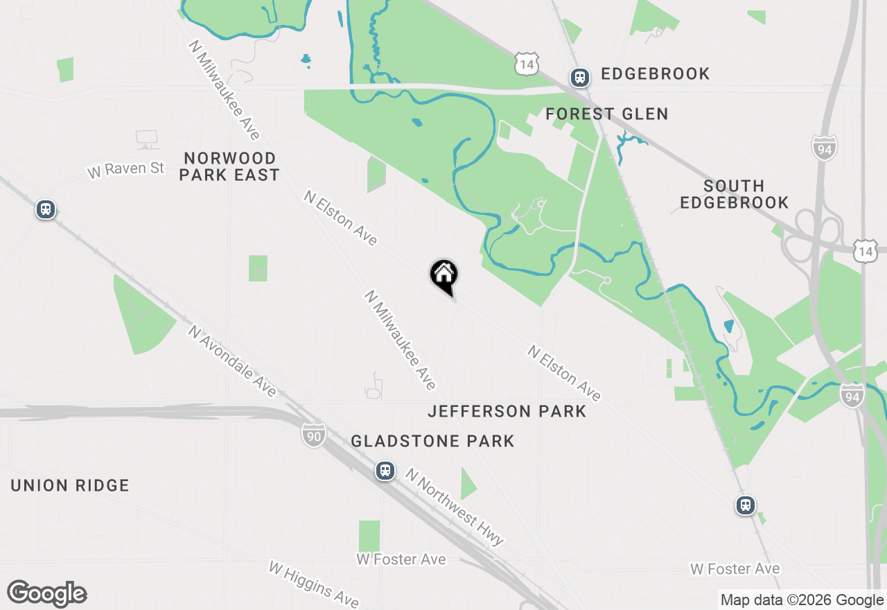 Map of (Address confidential), Chicago, Illinois 60646