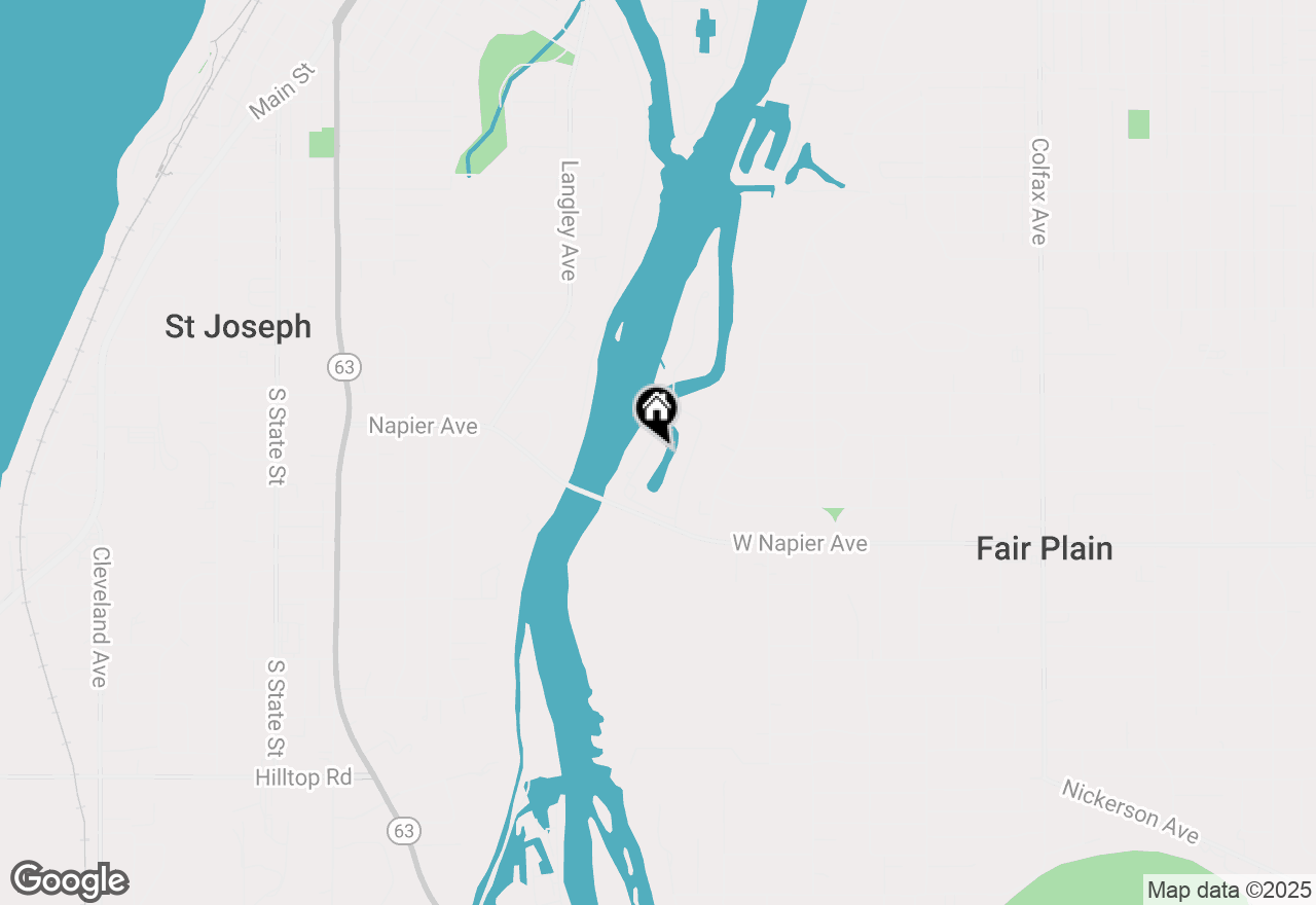 Map of 1510 Moccasin Trail, Benton Harbor, MI 49022