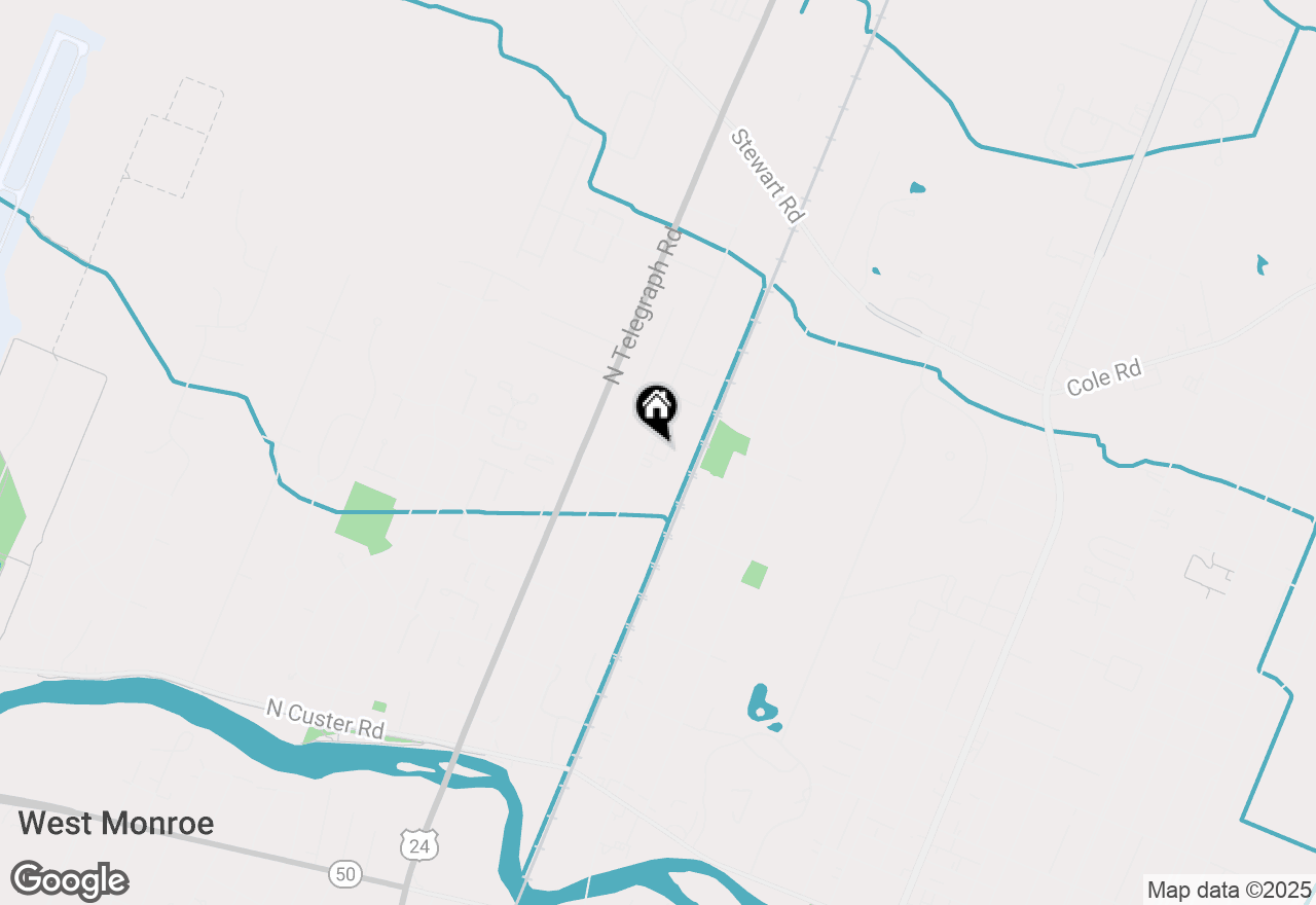 Map of 912 Huber, Monroe, MI 48162