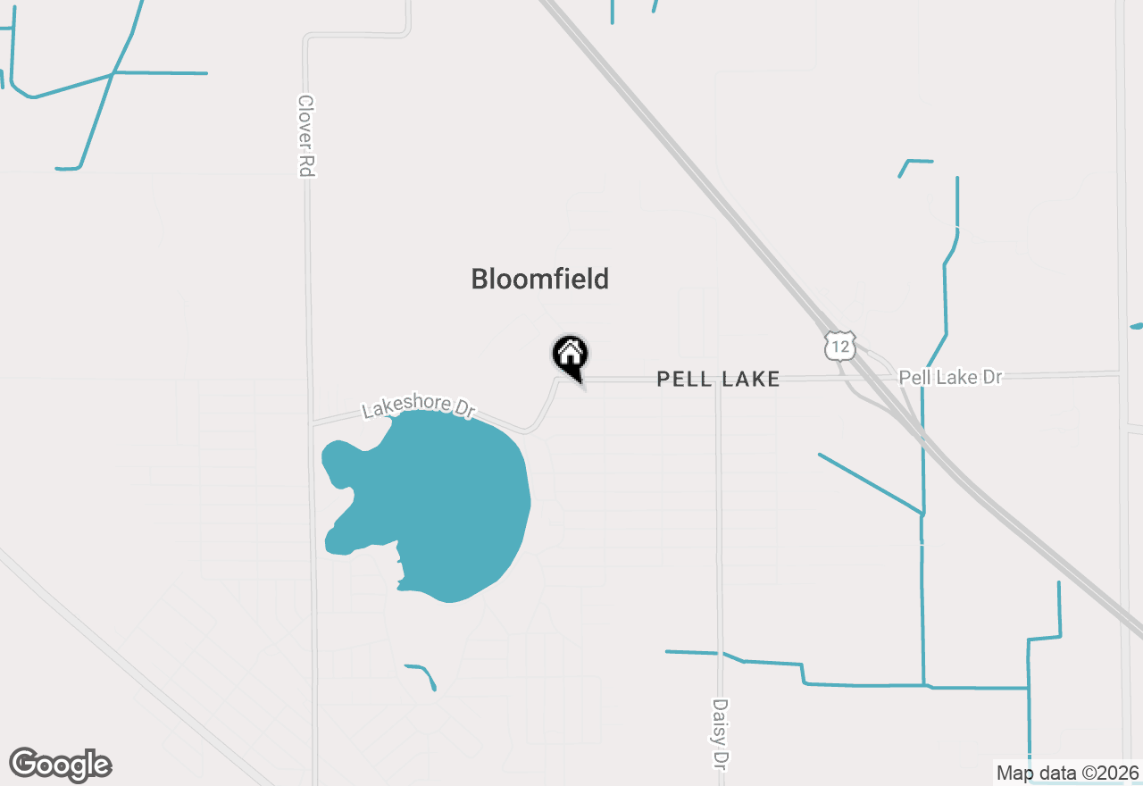 Map of W1048 Geranium Rd, Genoa City, WI 53128