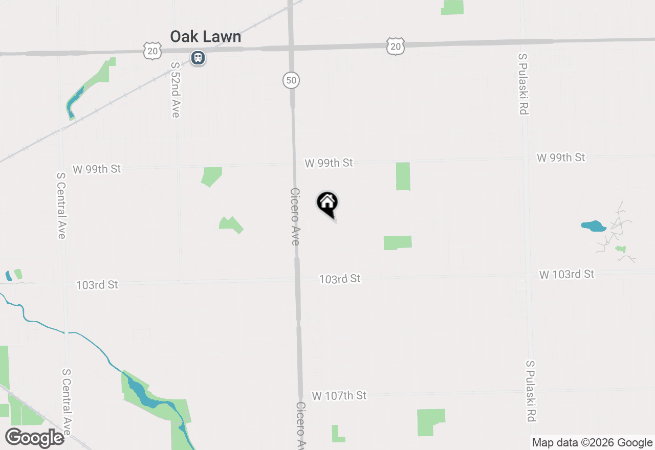 Map of 10108 Kilpatrick Avenue, Oak Lawn, IL 60453