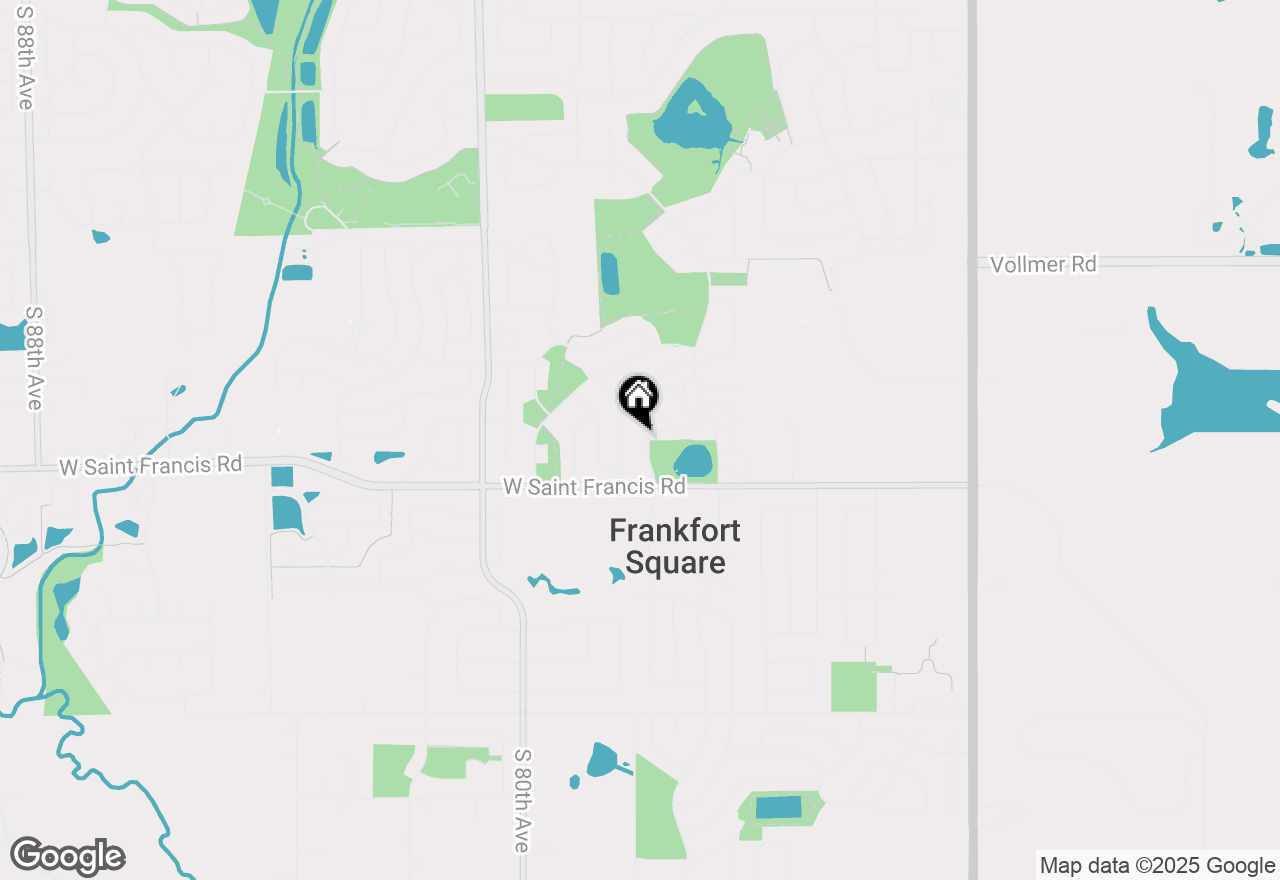 Map of 7752 W Almond Court, Frankfort, IL 60423