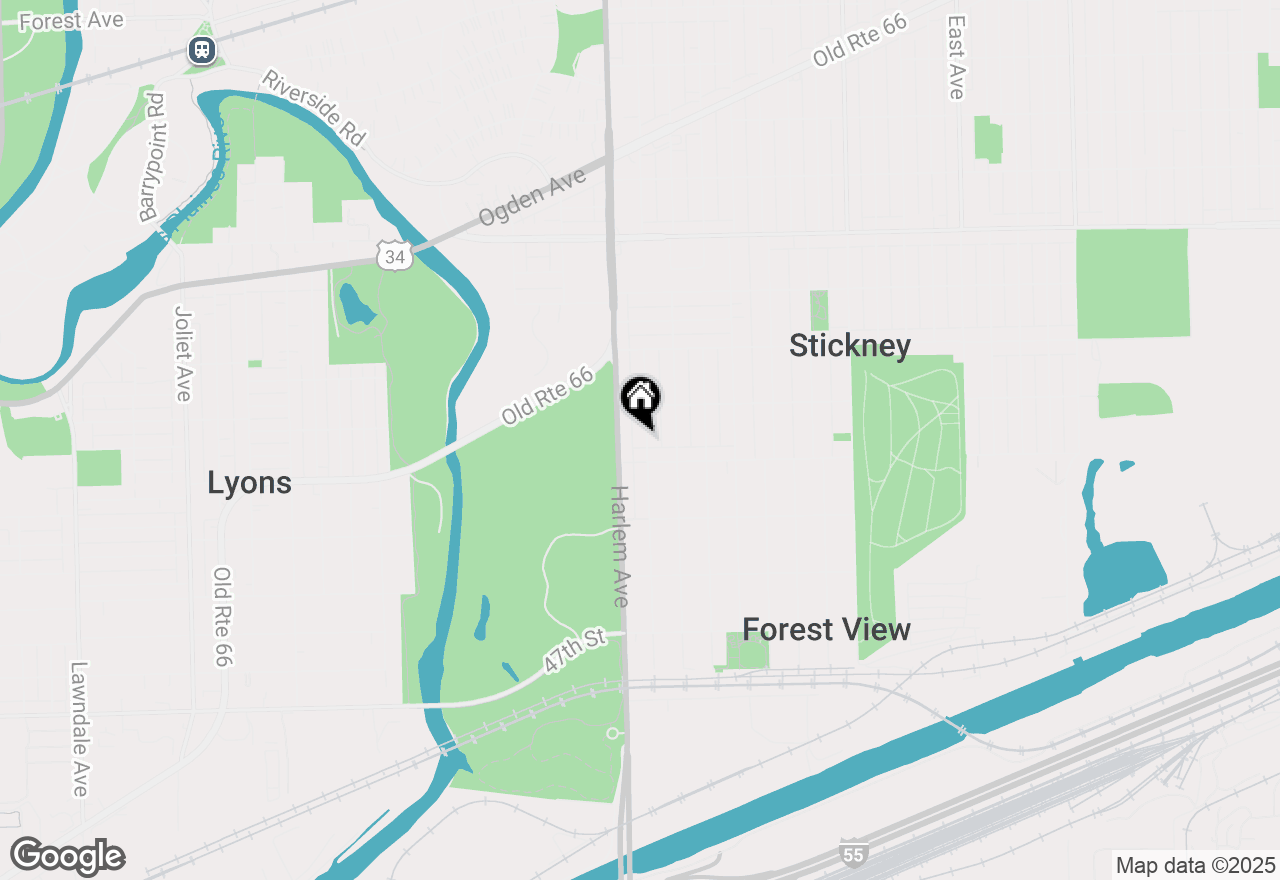 Map of 4224 Maple Avenue, Stickney, IL 60402