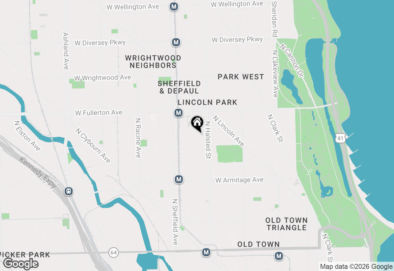 Map of 2232 N Dayton Street, Chicago, IL 60614