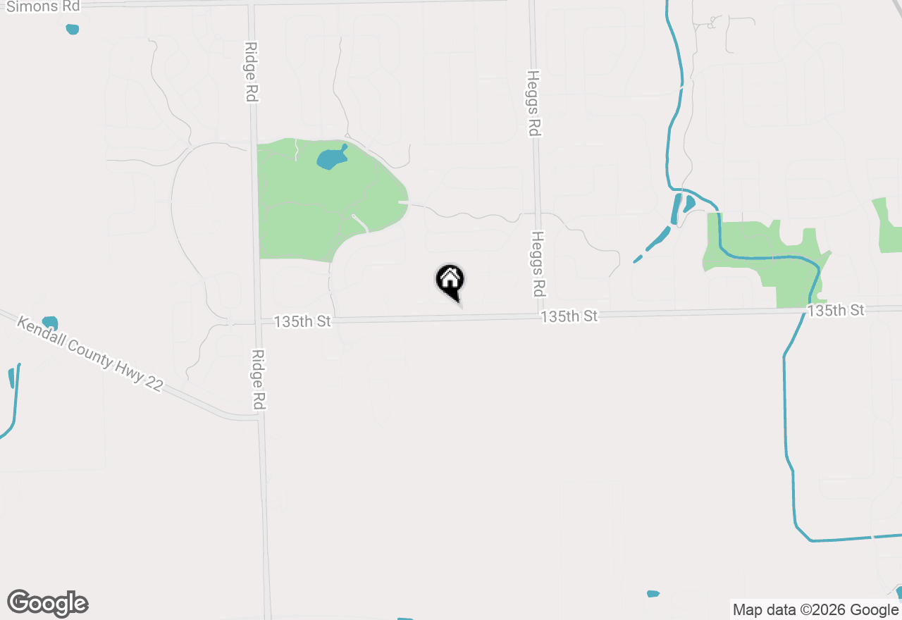 Map of 26316 W Sablewood Circle, Plainfield, IL 60585