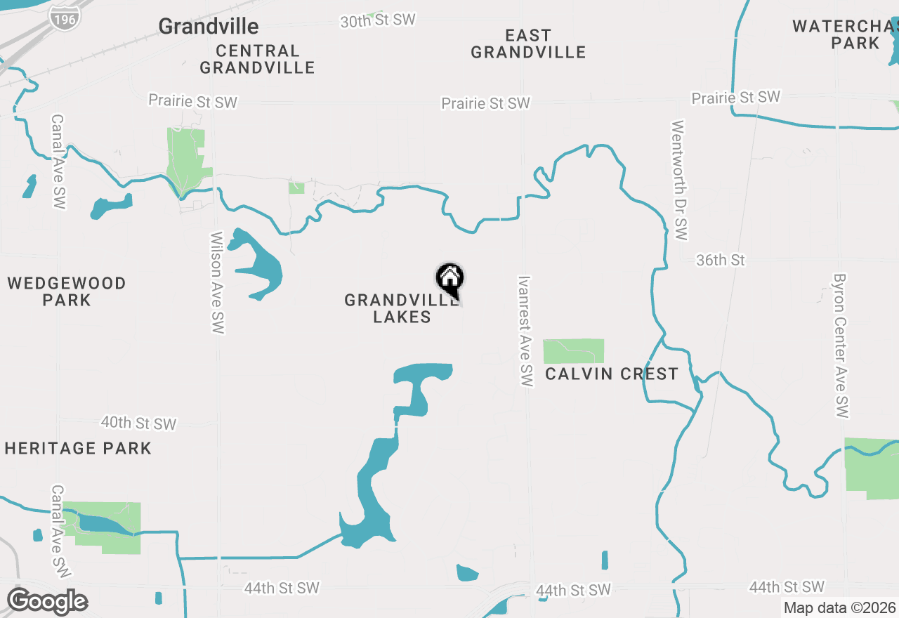 Map of 3714 Oskalossa Drive Sw, Grandville, MI 49418