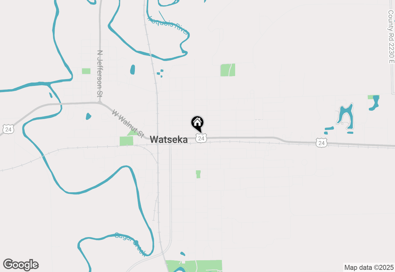 Map of 200 E Walnut Street, Watseka, IL 60970