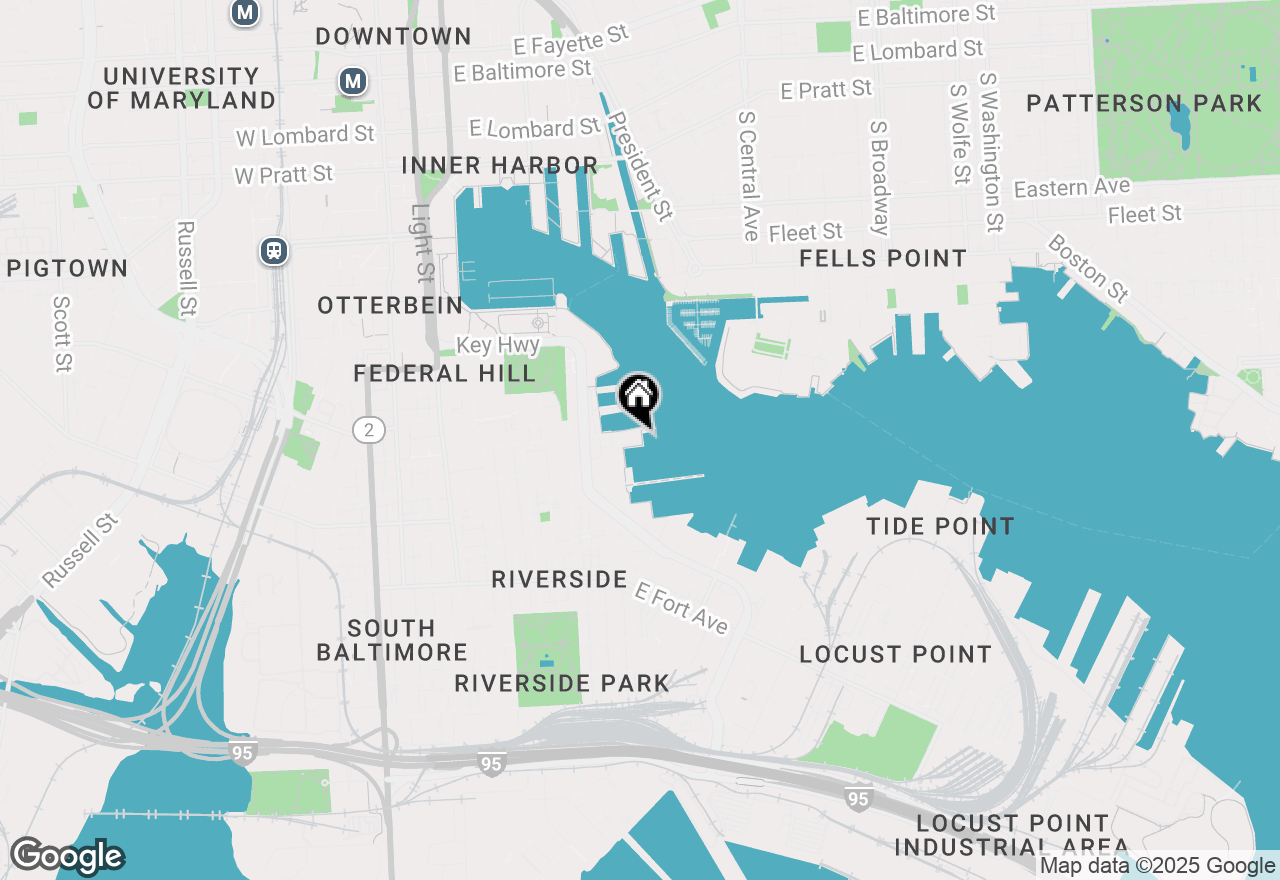 Map of 100 Harborview Drive #1901, Baltimore, MD 21230