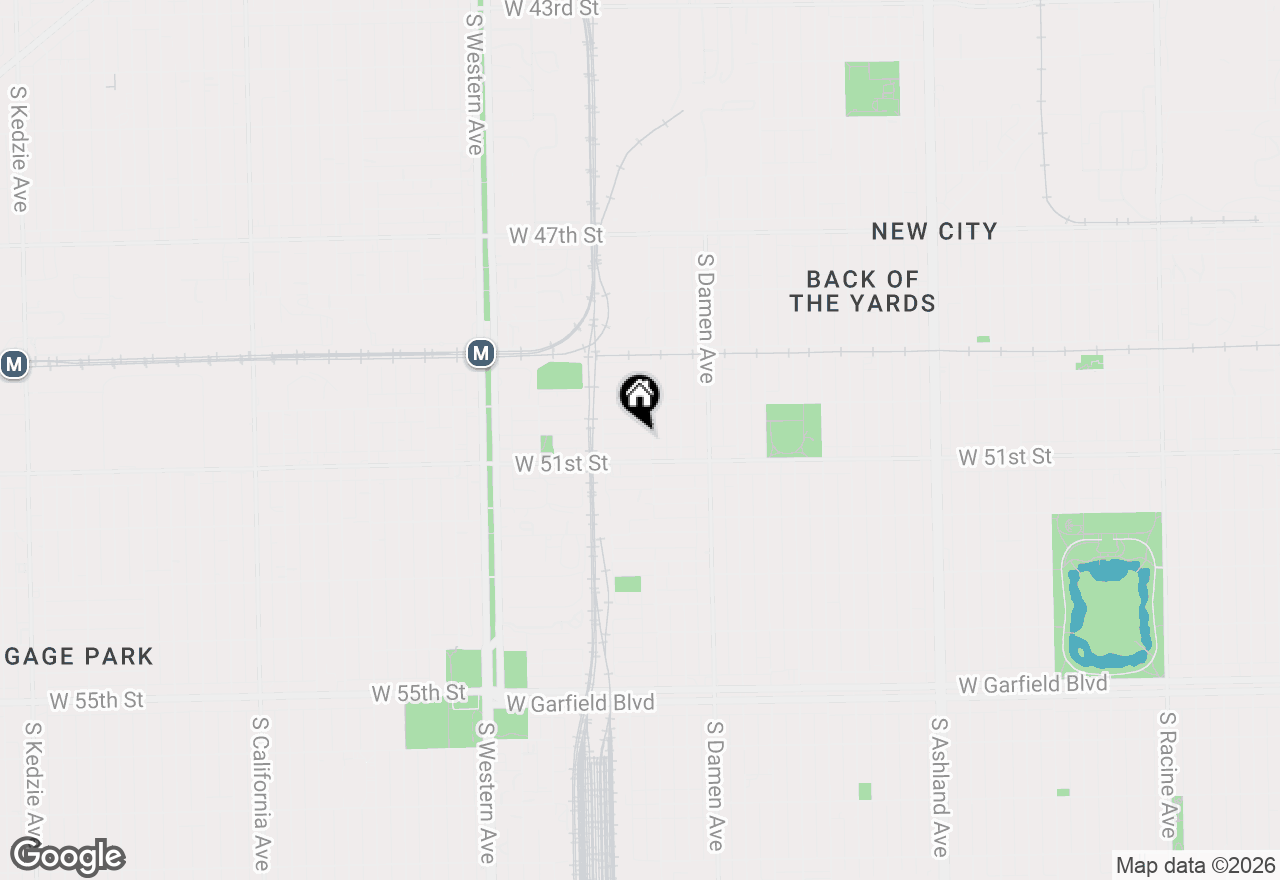 Map of 2111 W 50th Place, Chicago, IL 60609