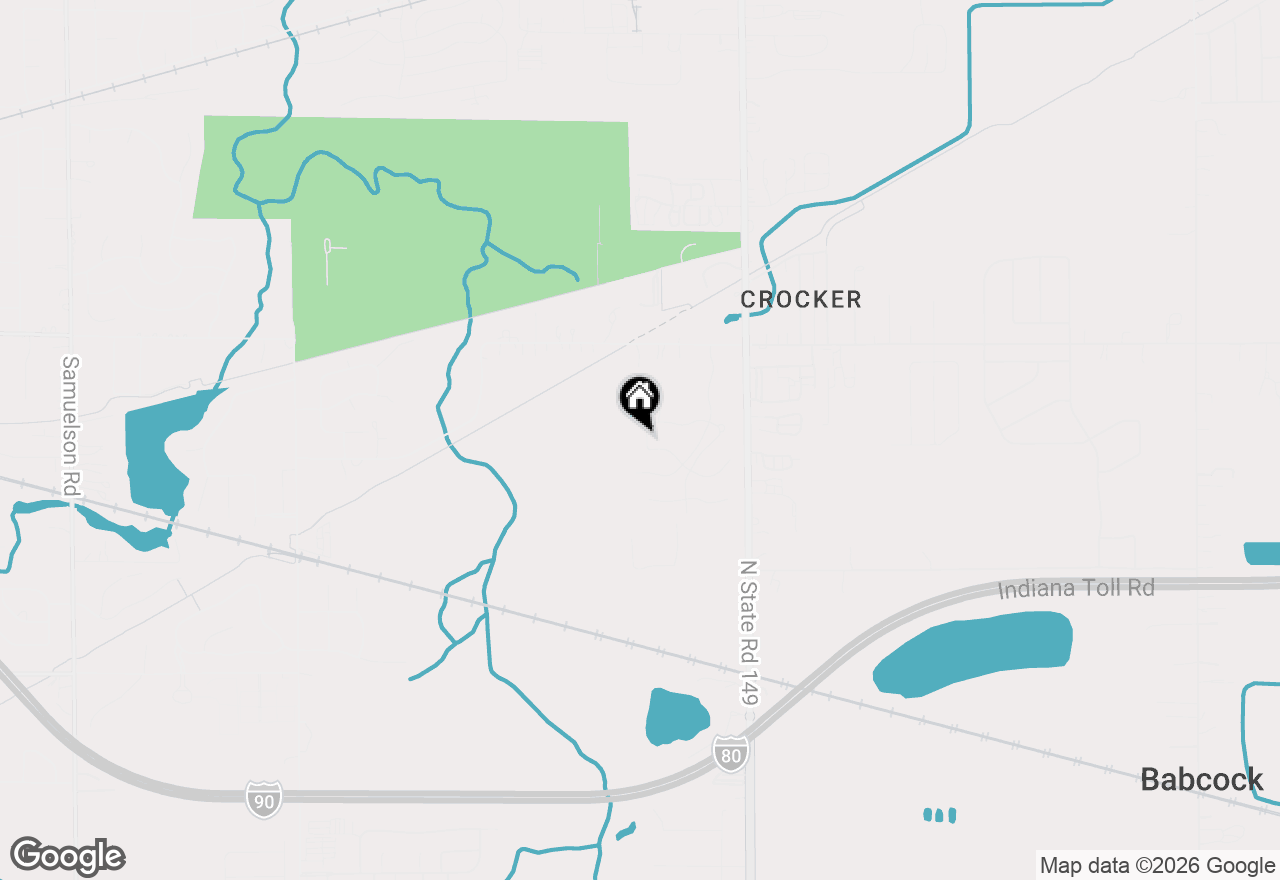 Map of 2340 Cedar Creek Circle, Portage, IN 46368