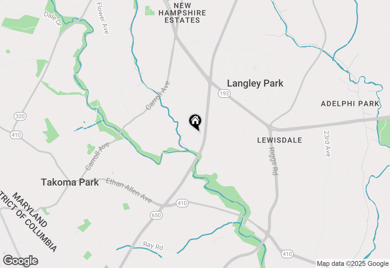 Map of 7306 Wildwood Drive, Takoma Park, MD 20912