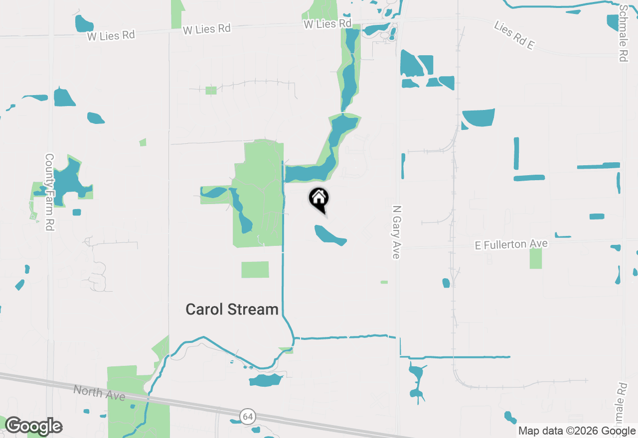 Map of 601 Bluff Street, Carol Stream, IL 60188