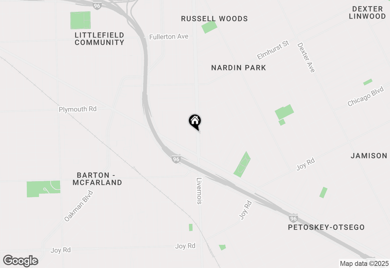 Map of 10271 Livernois Street, Detroit, MI 48204