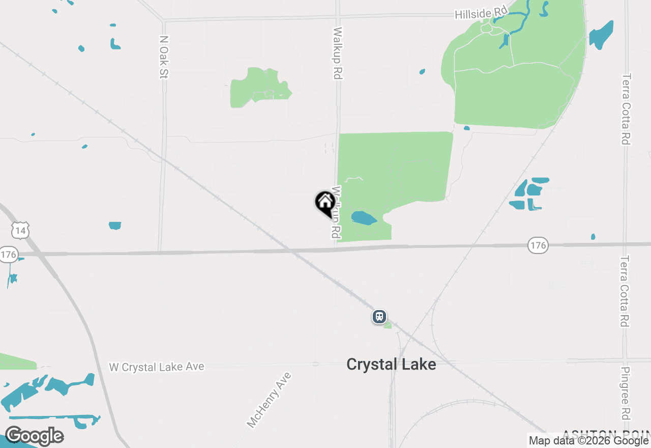 Map of 16 Crystal Ridge Drive, Crystal Lake, IL 60012