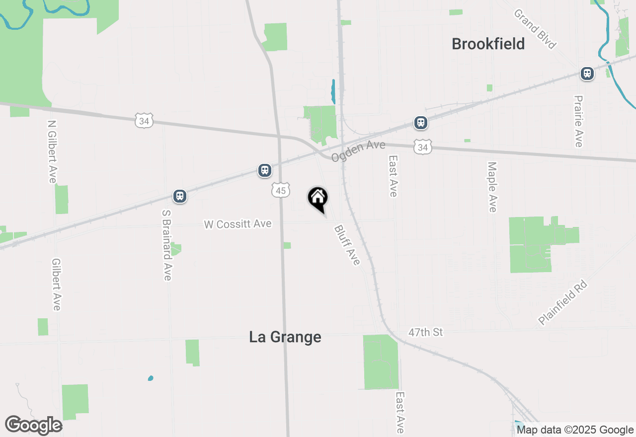 Map of 95 S Seventh Avenue #COACH, La Grange, IL 60525